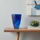 12 Blue Abstract Swirl Glass Tapered Table Vase