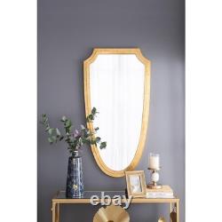 14 Blue And Gold Abstract Bud Glass Table Vase