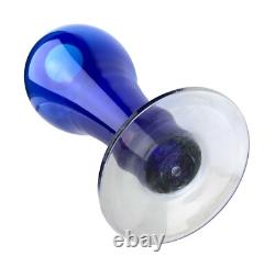 16 Tall Cobalt Blue Blenko Art Glass Vase