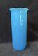 19th Century Antique French Blue Opaline Glass Flared Vase