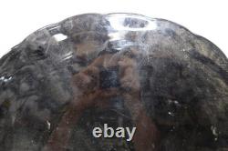2 Balboa Venetian Murano Art Glass Wall Platter Black Blue Gold Swirls Italy B9