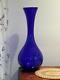 23 Vintage Cobalt Blue Blenko Blown Glass Floor Vase