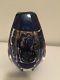 8 Edvin Ohrstrom Cobalt Blue Art Glass Vase for Orrefors Ariel The Gondolier