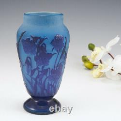 A D'Argental Cameo Glass Vase c1920