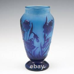 A D'Argental Cameo Glass Vase c1920