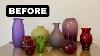 Anthropologie Look For Less Thrifted U0026 Upcycled Glass Vases Diy Home Decor Chalk Spray Paint