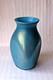 Antique Bohemian Art Nouveau Rindskopf Opal Iris blue glass vase c 1900