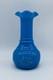 Antique FRENCH Blue Opaline Glass Vase Embossed