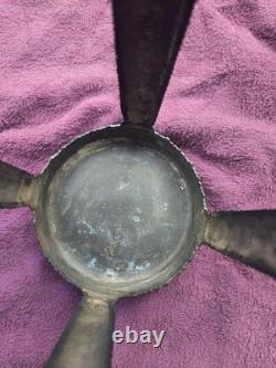 Antique Jennings Brothers Cobalt Blue Glass Vase JB 2461 8-Inch Variation