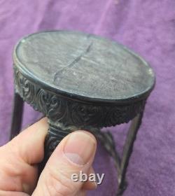 Antique Jennings Brothers Cobalt Blue Glass Vase JB 2461 8-Inch Variation