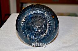 Antique Venetian Murano Heavy Art Glass Vase 19th Cen