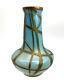 Art Deco Overlay Loetz Blue Glass Small Vase