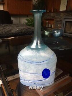 Artists Collection Kosta Boda Large Galaxy Blue Vase 48015 by Bertil Vallien