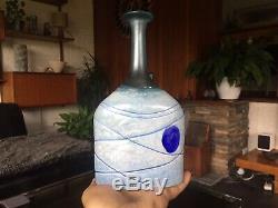 Artists Collection Kosta Boda Large Galaxy Blue Vase 48015 by Bertil Vallien