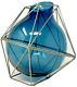Atelier Swarovski Framework Vase BLUE Glass/Stainless Steel