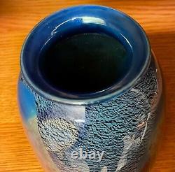 Beautiful ROBERT EICKHOLT STUDIO Art Glass Vase Signed Dated 1985 Perfect