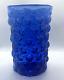 Blenko Blue Bubble Glass Vase by Wayne Husted