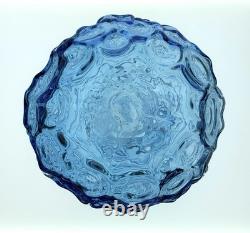 Blenko Handmade Glass 4303-HA Large Vase in Ice Blue & Topaz Hank Adams Design