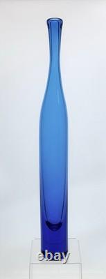 Blenko Handmade Glass 6427 Swung Vase in Turquoise Joel Myers Design