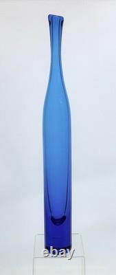 Blenko Handmade Glass 6427 Swung Vase in Turquoise Joel Myers Design