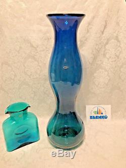 Blenko Huge Experimental Floor Vase