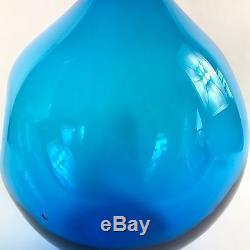 Blenko Joel Myers Bulbous Pinched Glass Bottle #647 Vase 16