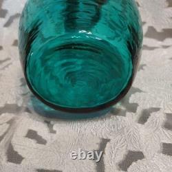 Blue Glass Vase Ocean Blue Cobalt 1 Flower Flower Vase Used
