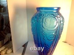 Blue Glass Vase(Rare) Stollen Niemane