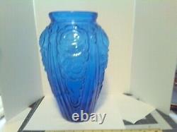 Blue Glass Vase(Rare) Stollen Niemane