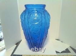 Blue Glass Vase(Rare) Stollen Niemane