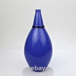 Blue Murano Glass Vase by Tagliapietra & Angelin for Effetre International GL