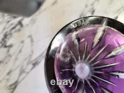 CAESAR CRYSTAL Masterwork Signed- Stanislav Machek Corona X Large Bouquet Vase CAESAR CRYSTAL Masterwork Signed- Stanislav Machek Corona X Large Bouquet Vase