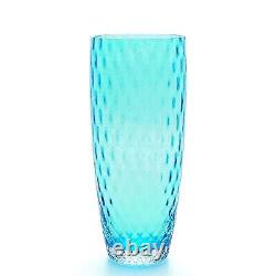 Cá d'Oro Blue Glass Vase Baloton Hand Blown Murano-Style Art Glass Model