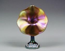Carl Radke Phoenix Studios Art Glass Jack-in-The-Pulpit Vase