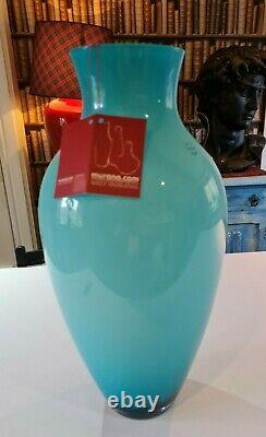Carlo Nason Murano Stunning Glass Very Large Vase
