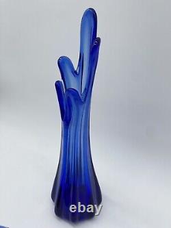 Cobalt Blue Glass Bundle Paperweights, Swung Vase & Avon Bell (See Photos)