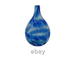 Cobalt Blue Glass Waterford Vase