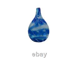Cobalt Blue Glass Waterford Vase