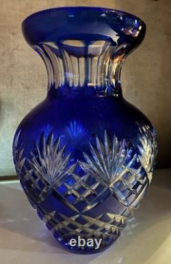 Cobalt Blue Godinger Crystal Legends Vase