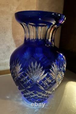 Cobalt Blue Godinger Crystal Legends Vase
