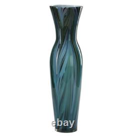 Cyan Design Feather Vase Blue Height 23