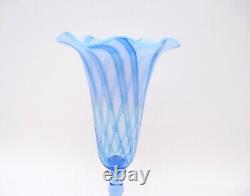 Dan Deckard Art Glass Trumpet Vase