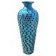 DecorShore Decorative Mosaic Vase- Tall Home Decor Geometric Pattern Metal Floor