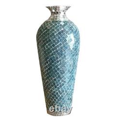 DecorShore Mosaic Vase, Floor Vase, 20 Accent Tall Vase