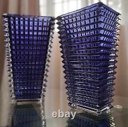 Defect Rectangular Glass Vase 11 Tall
