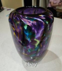 Dehanna Jones Purple Art Glass Vase