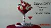 Diy Dollar Tree Centerpiece In A Martini Glass