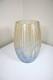 Eapg 1880s Libbey Maize Blueleaves Blown Art Glass Celery Vase