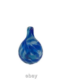 Elegant Cobalt Blue Glass Vase Waterford Evolution Collection