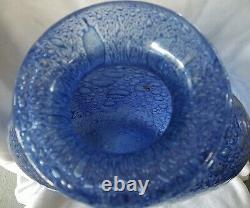 Ercole Barovier Murano Barovier & Toso Efeso Blue Glass Vase 1964